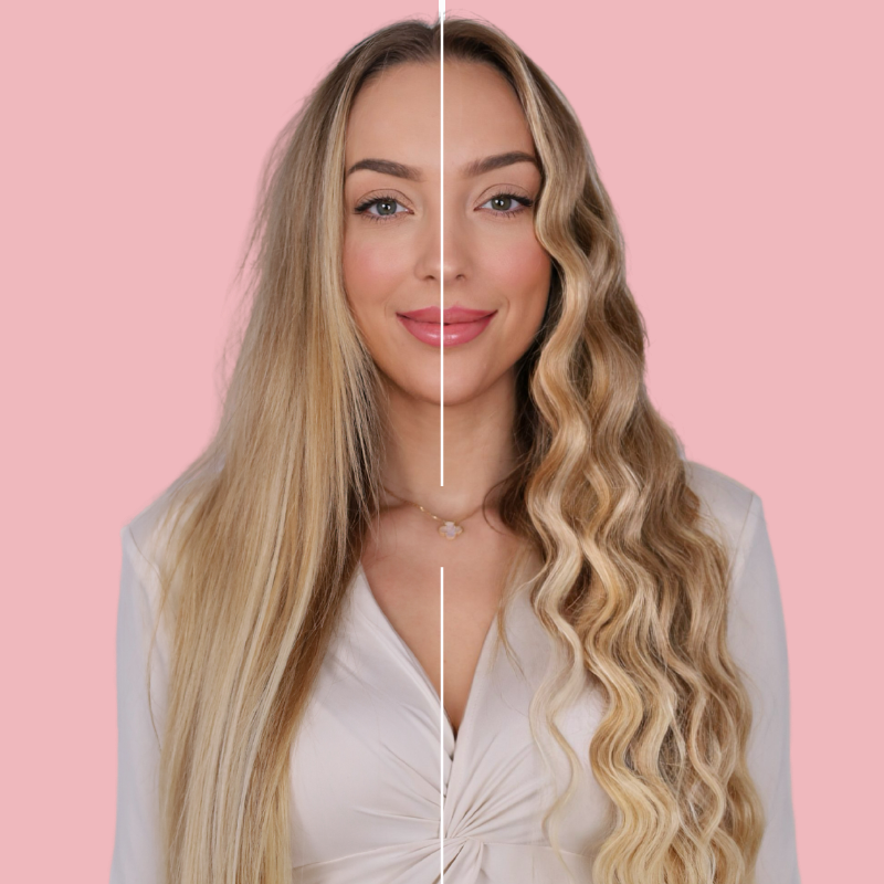 Niezniszczalne Fale w 5 Min – falownica do włosów Rose Gold (limitowana edycja, wysyłka 24h)