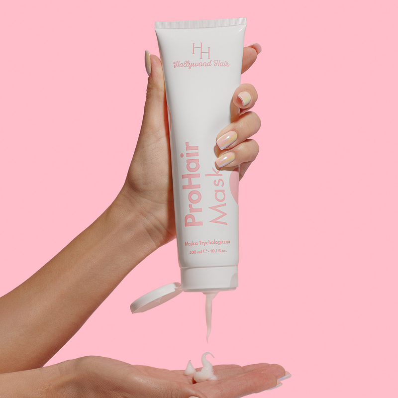 ProHair Mask - Trychologiczna maska z olejkiem imbirowym i keratyną 300 ml - HollywoodHair