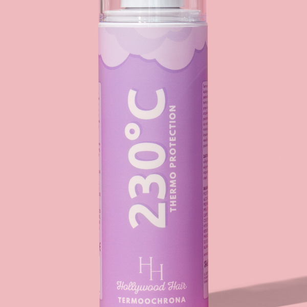 Spray Termoochronny do Włosów +230°C z Jedwabiem i Olejkiem Arganowym Hollywood Hair 200 ml