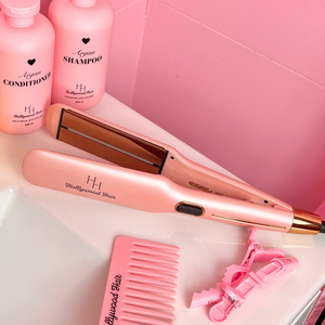 LISO COMO UNA HOJA, Tecnología de campo iónico, Plancha de pelo Hollywood