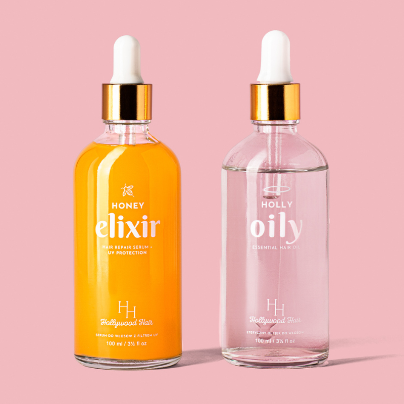 Holly Oily and Honey Elixir Set – Hair Oil and Serum