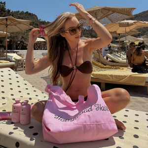 BOLSA PARA EL PELO HOLLYWOOD DE EDICIÓN LIMITADA - Incluye un mini pañuelo de bolsillo