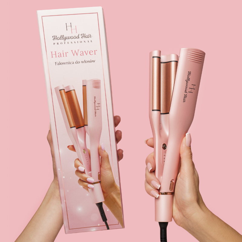 Niezniszczalne Fale w 5 Min – falownica do włosów Rose Gold (limitowana edycja, wysyłka 24h)