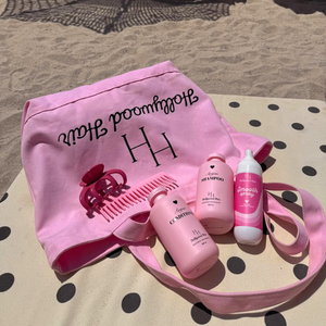 BOLSA PARA EL PELO HOLLYWOOD DE EDICIÓN LIMITADA - Incluye un mini pañuelo de bolsillo