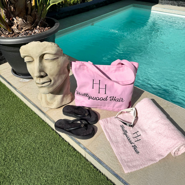 BOLSA PARA EL PELO HOLLYWOOD DE EDICIÓN LIMITADA - Incluye un mini pañuelo de bolsillo