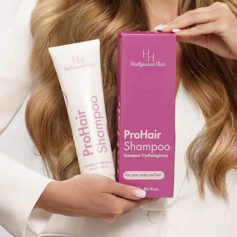 ProHair Shampoo – Trychologiczny szampon bez SLS z imbirem i pantenolem 300 ml - HollywoodHair