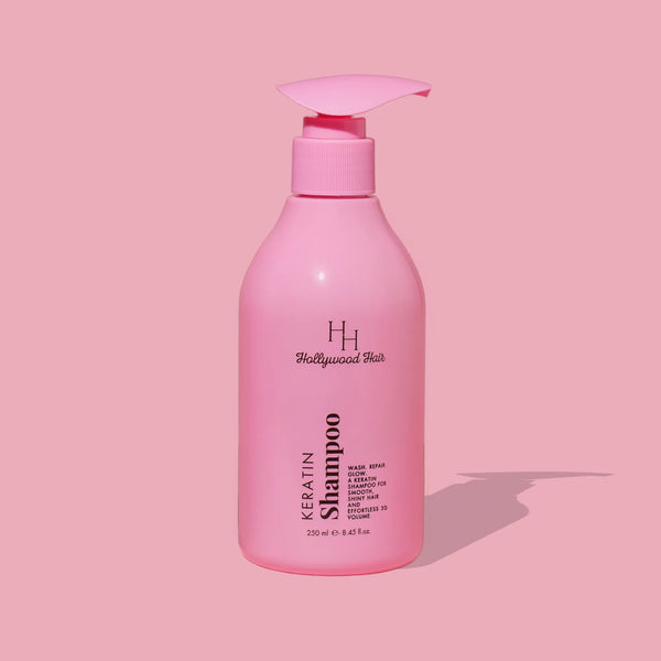 Set de queratina para reconstruir la estructura capilar Champú 250 ml + Acondicionador 250 ml