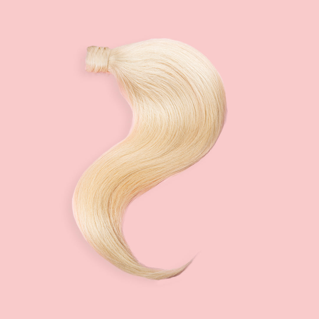 KUCYK NATURALNY 50-70 CM #613B JASNY CIEPŁY BLOND