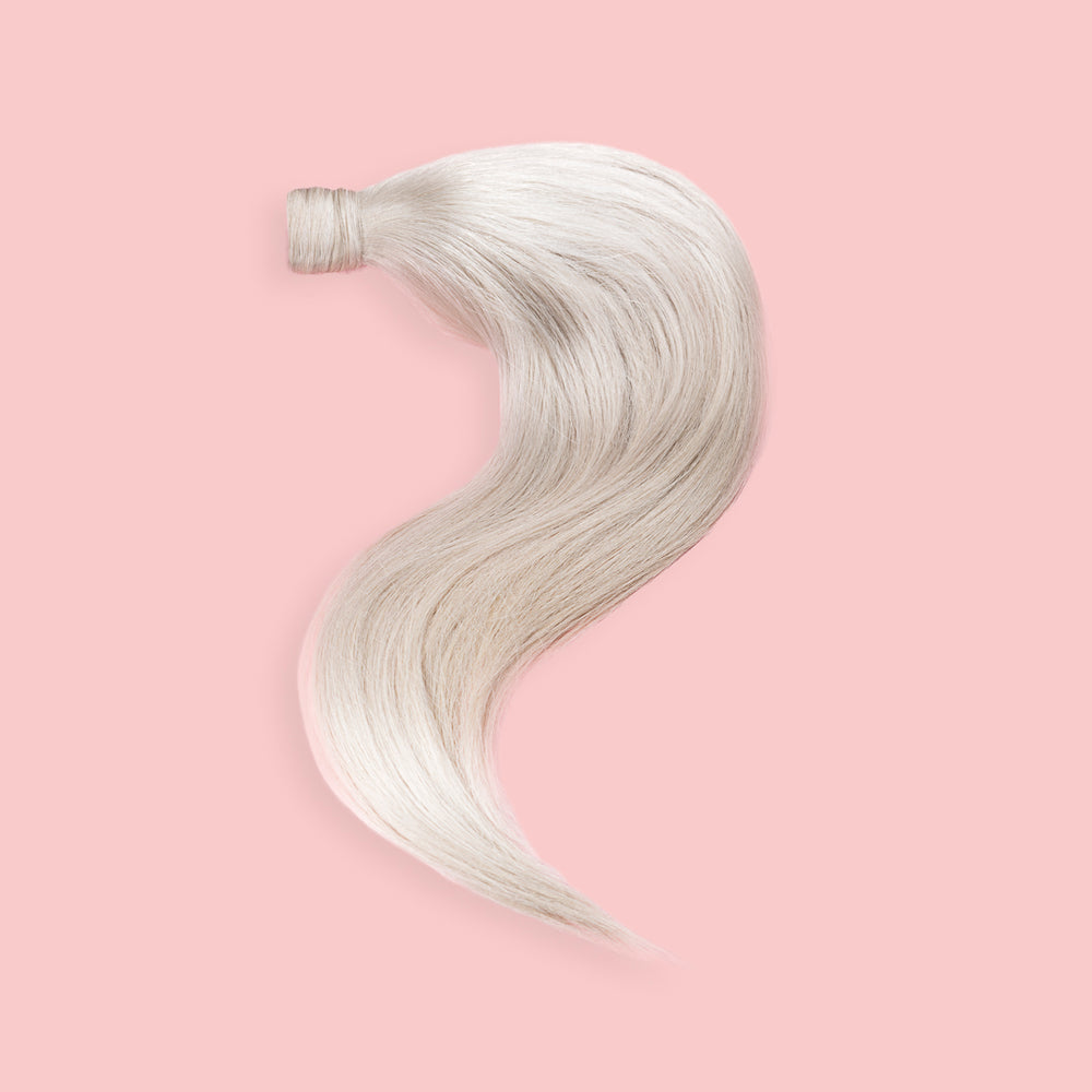 NATURAL PONY 50-70 CM #IVORY B LIGHT COOL BLONDE