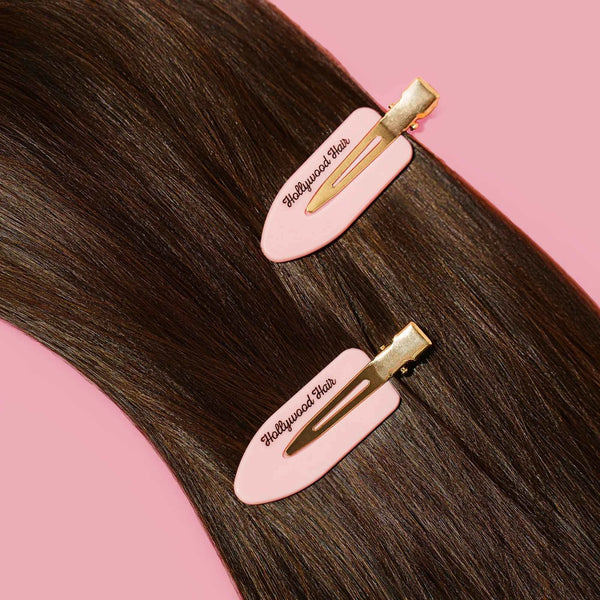 Hollywood Hair HH Clips – Silikonowe Spinki do Włosów Rose Gold (6 szt.)