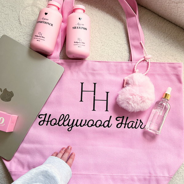 BOLSA PARA EL PELO HOLLYWOOD DE EDICIÓN LIMITADA - Incluye un mini pañuelo de bolsillo