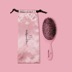 Hollywood Hair Smooth Pink Brush – Profesjonalna Szczotka Rozczesująca i Wygładzająca